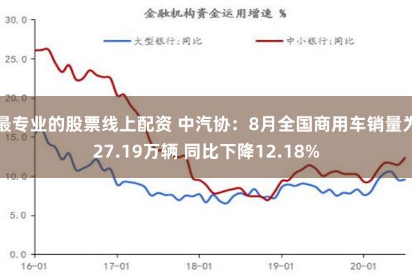 最专业的股票线上配资 中汽协：8月全国商用车销量为27.19万辆 同比下降12.18%