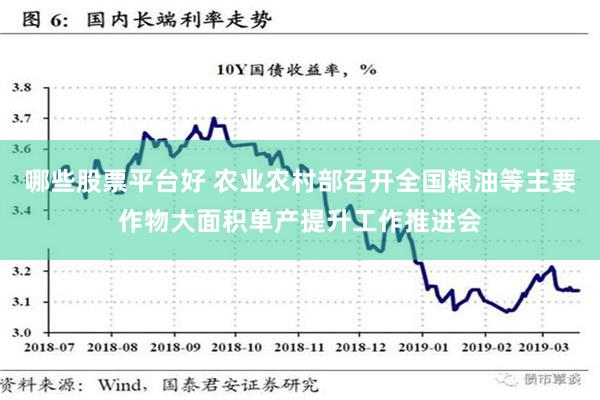 哪些股票平台好 农业农村部召开全国粮油等主要作物大面积单产提升工作推进会