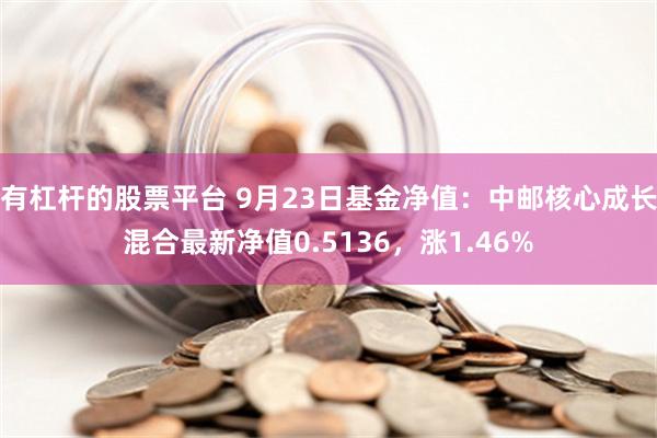 有杠杆的股票平台 9月23日基金净值：中邮核心成长混合最新净值0.5136，涨1.46%