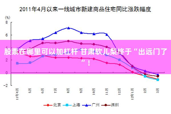 股票在哪里可以加杠杆 甘肃软儿梨终于“出远门了”！