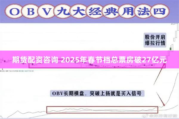 期货配资咨询 2025年春节档总票房破27亿元