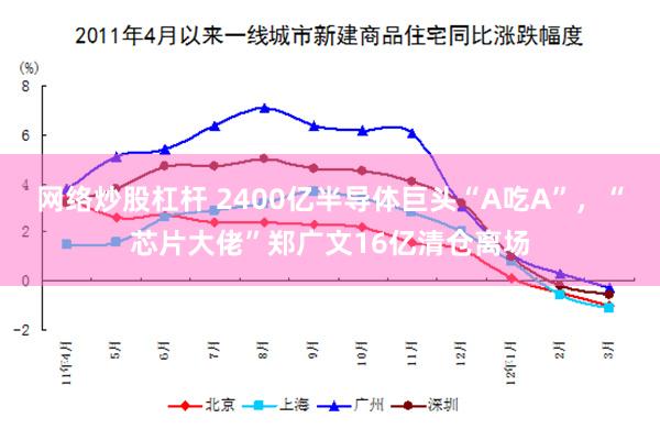 网络炒股杠杆 2400亿半导体巨头“A吃A”，“芯片大佬”郑广文16亿清仓离场